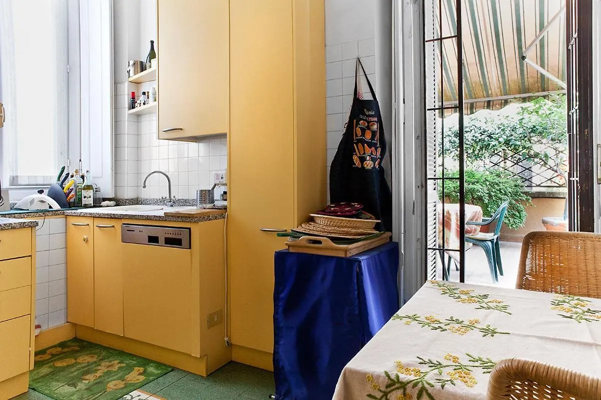 Apartment With Terrace In Central Milan